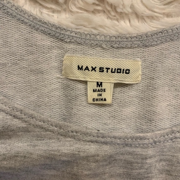 Max Studio Light Gray Sleeveless Jumpsuit - Picture 8 of 12